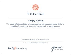 HubSpot Certification