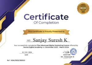 Course Completion Certificate